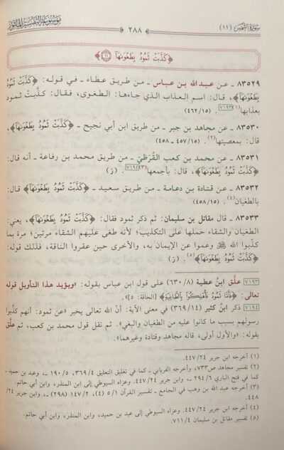 ⁦موسوعة التفسير المأثور أكبر جامع لتفسير النبي ﷺ والصحابة والتابعين وتابعيهم معزوا إلى مصادره الأصلية مقرونا بتعليقات خمسة من أبرز المحققين في التفسير 1/25⁩ - الصورة ⁦4⁩