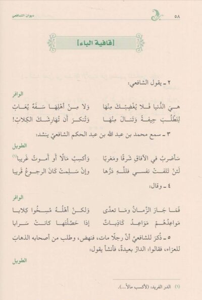 ⁦ديوان الشافعي⁩ - الصورة ⁦4⁩
